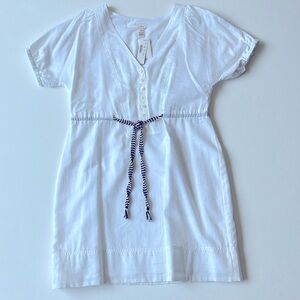 J.Crew Rumi Dress In Airy Cotton-White -Size 8